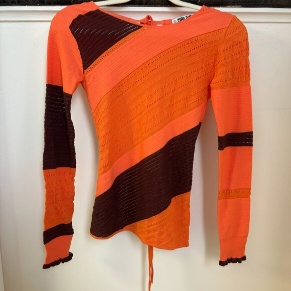 Ciao Lucia Oria Top Eggplant Size S - Picture 3 of 4